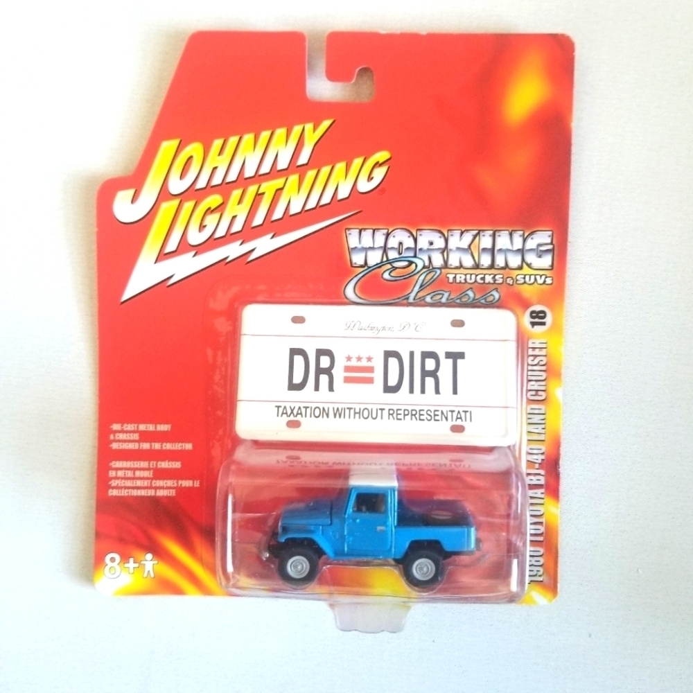 2006 Working Class Johnny Lightning Washington 80s BlueToyota BJ-40 Land Cruiser
